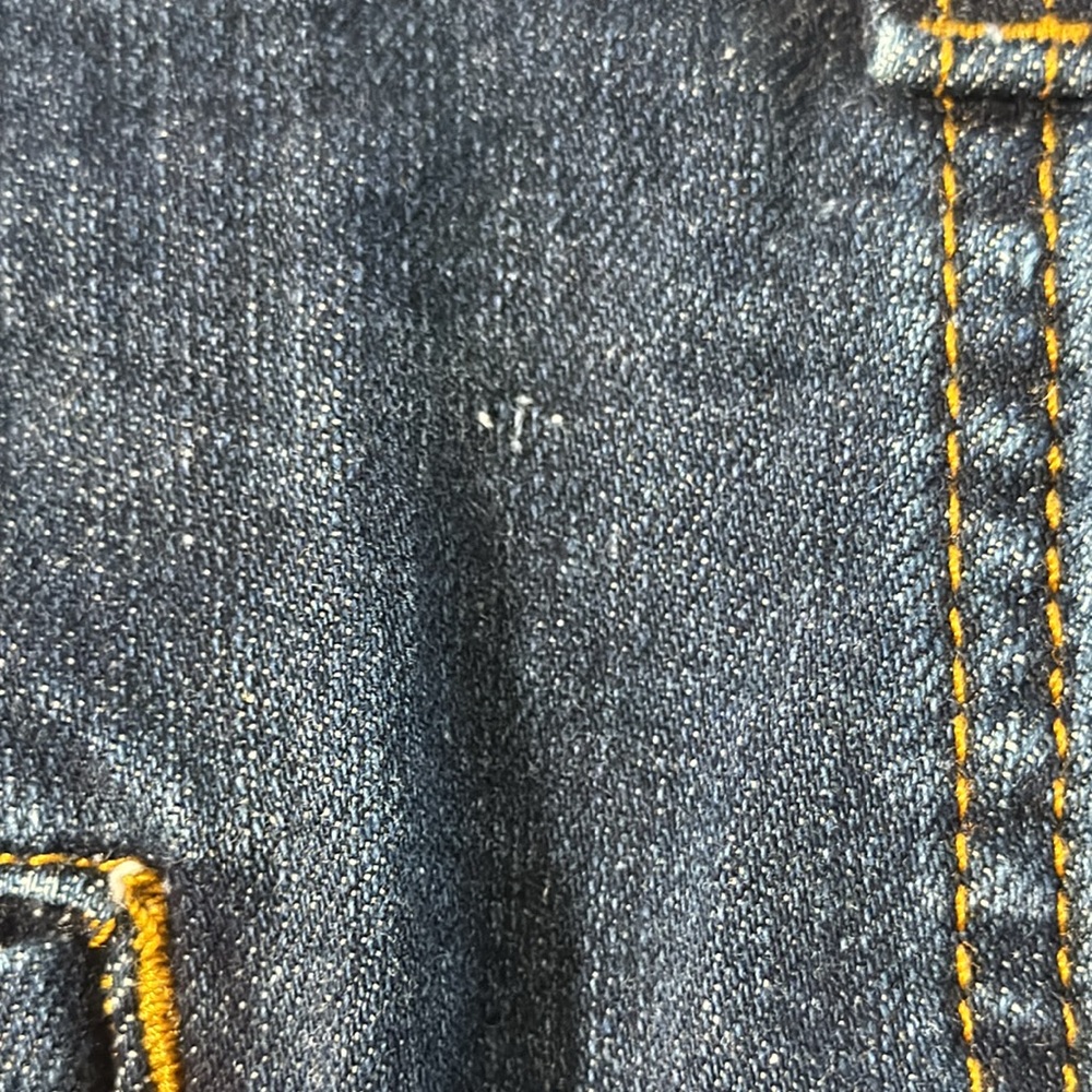 Vineyard Vines Dark & Stormy Blue Denim Skirt Size 12 - Picture 6 of 12